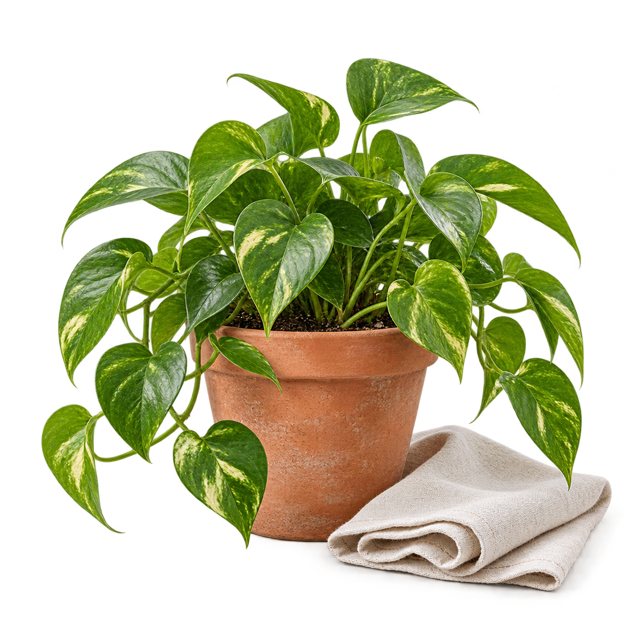 Realistic plant photo used in an interactive image compression example